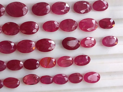 40.37ct Untreated Natural Mozambique Ruby Parcel.