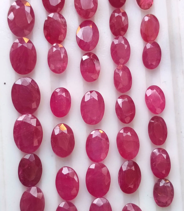 40.37ct Untreated Natural Mozambique Ruby Parcel.