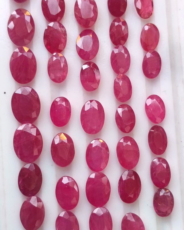 40.37ct Mozambique Ruby Parcel, Natural untreated Gemstones