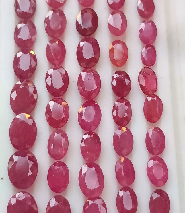 40.37ct Untreated Natural Mozambique Ruby Parcel.