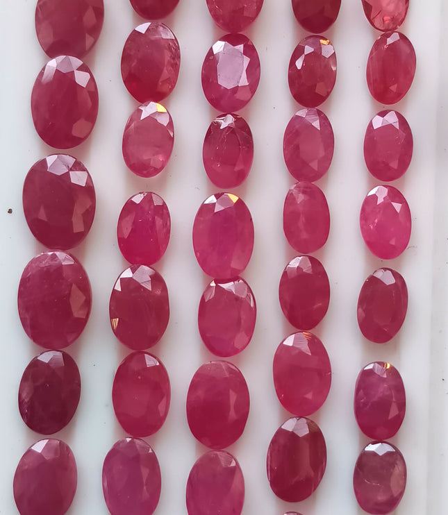 40.37ct Untreated Natural Mozambique Ruby Parcel.