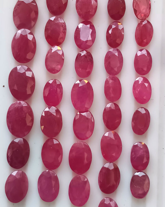 40.37ct Mozambique Ruby Parcel, Natural untreated Gemstones