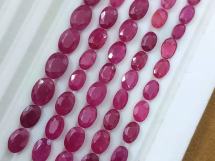 40.37ct Untreated Natural Mozambique Ruby Parcel.