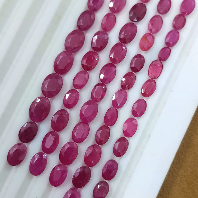 40.37ct Mozambique Ruby Parcel, Natural untreated Gemstones