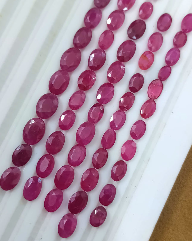 40.37ct Mozambique Ruby Parcel, Natural untreated Gemstones