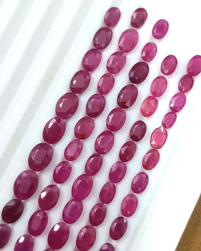 40.37ct Mozambique Ruby Parcel, Natural untreated Gemstones