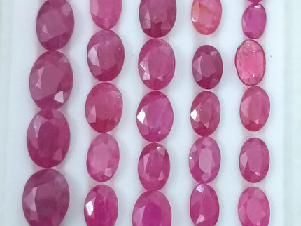 40.37ct Untreated Natural Mozambique Ruby Parcel.