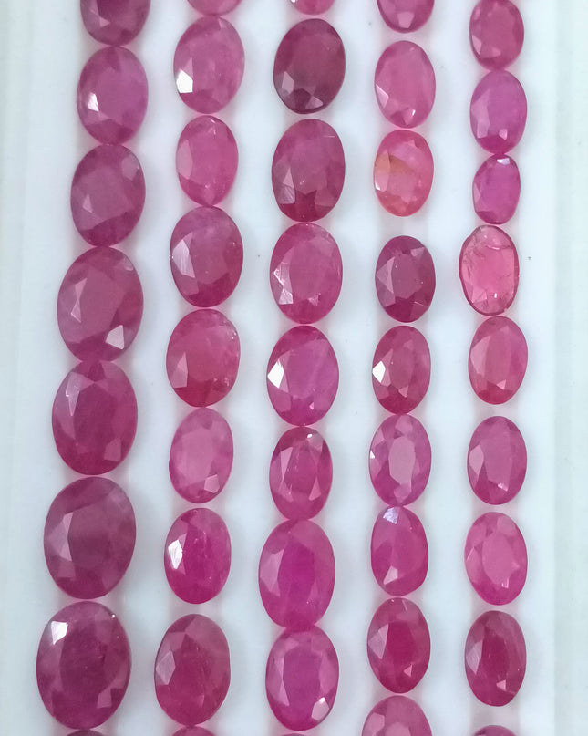 40.37ct Mozambique Ruby Parcel, Natural untreated Gemstones