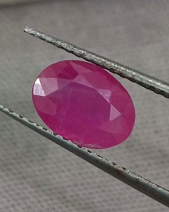 GSI Certified 1.33ct Mozambique Ruby, Natural Untreated Gemstone