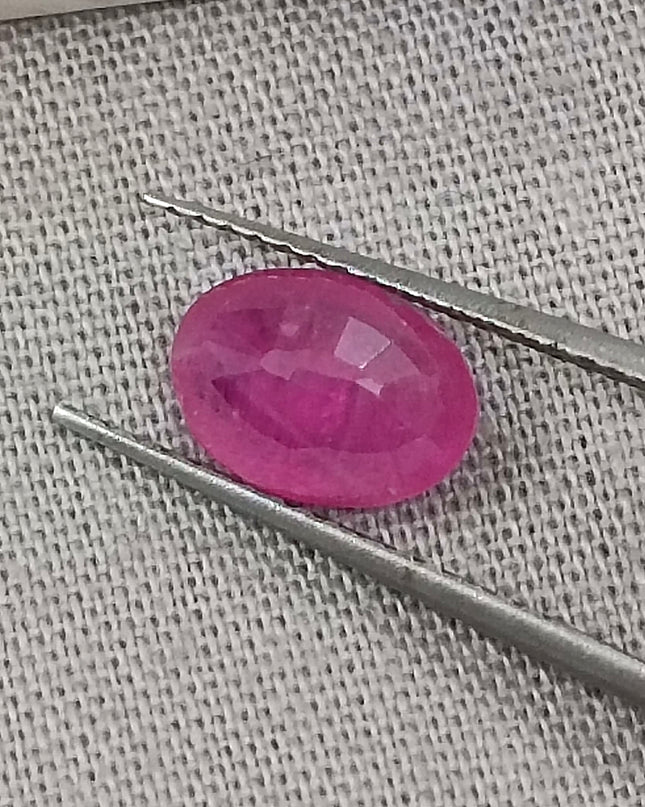 GSI Certified 1.33ct Mozambique Ruby, Natural Untreated Gemstone