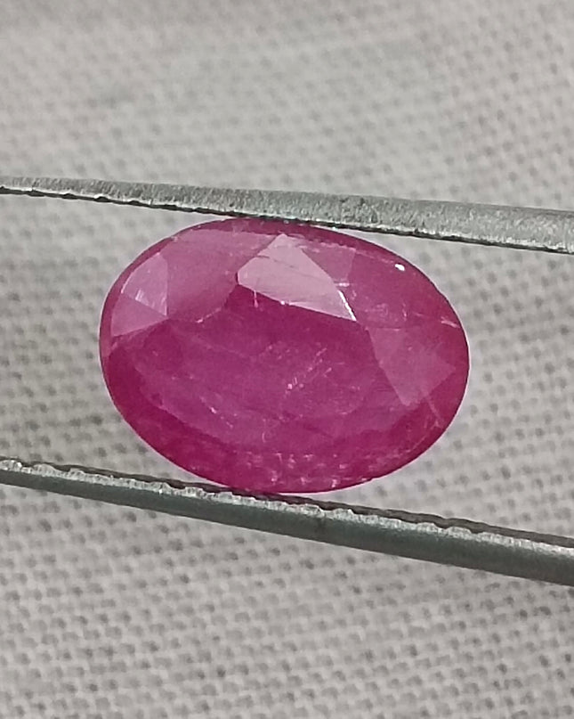 GSI Certified 1.63ct Mozambique Ruby, Natural Untreated Gemstone