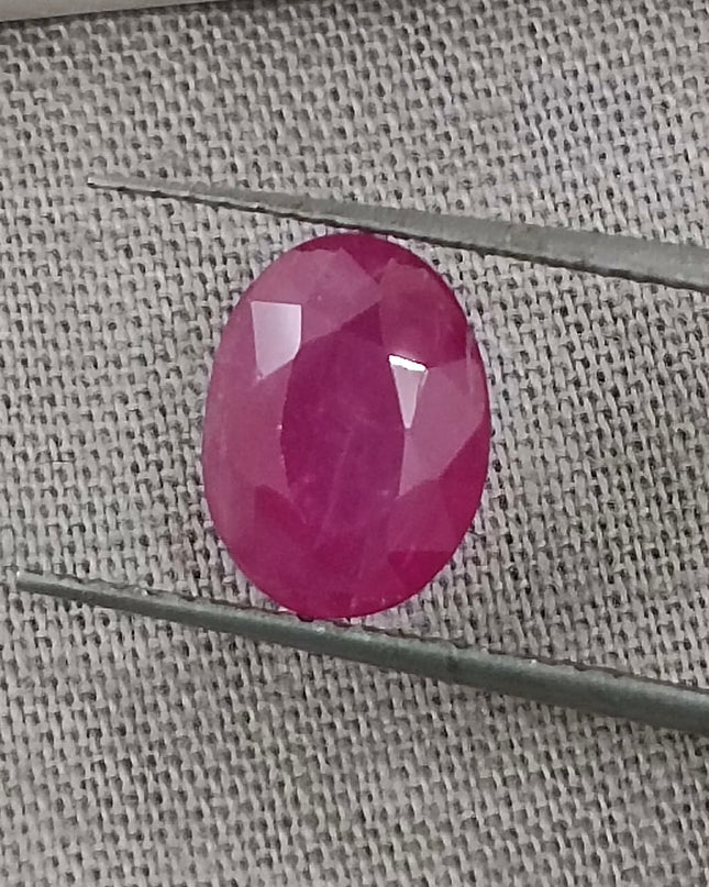 GSI Certified 1.63ct Mozambique Ruby, Natural Untreated Gemstone