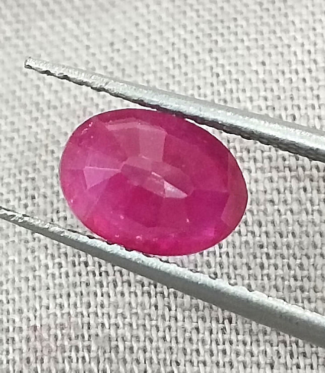 Mozambique Ruby 1.51ct Certified Natural Untreated Gemstone