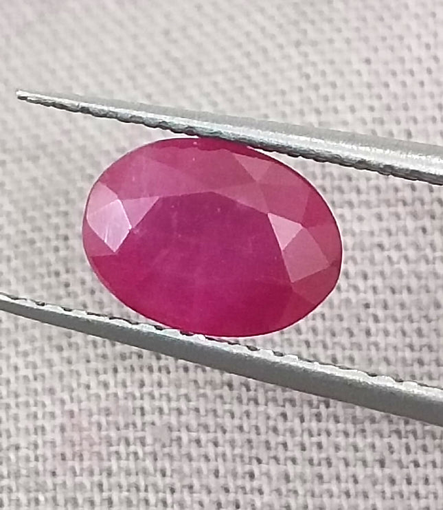 Mozambique Ruby 1.51ct Certified Natural Untreated Gemstone