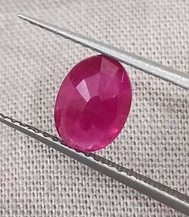 Mozambique Ruby 1.51ct Certified Natural Untreated Gemstone