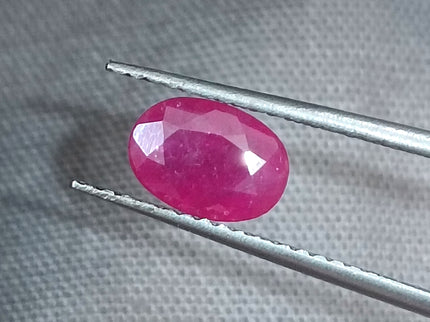 GSI Certified 1.06ct Mozambique Ruby Natural untreated Gemstone