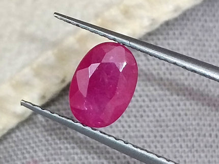 GSI Certified 1.06ct Mozambique Ruby Natural untreated Gemstone