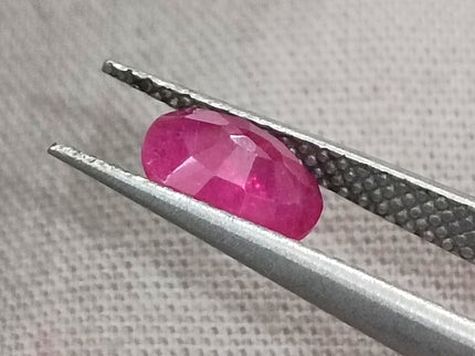 GSI Certified 1.06ct Mozambique Ruby Natural untreated Gemstone
