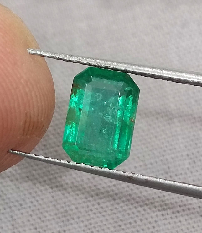 Zambian Emerald 2.03ct Natural Certified Spring Green Gemstone