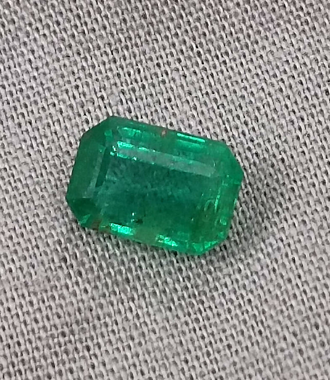 Zambian Emerald 2.03ct Natural Certified Spring Green Gemstone