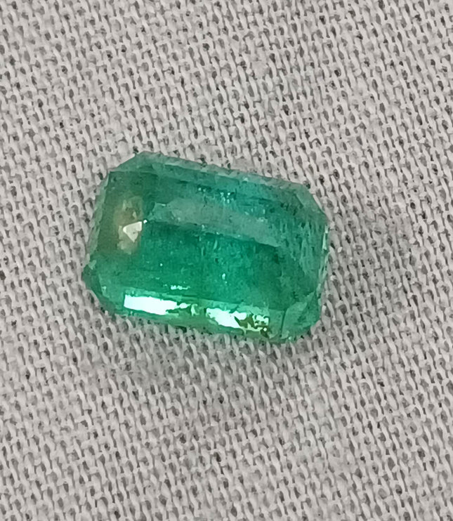 Zambian Emerald 2.03ct Natural Certified Spring Green Gemstone