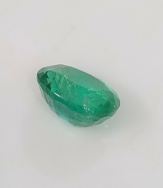 Zambian Emerald 2.28ct Certified Intense Green Oval Cut Loose Gemstone