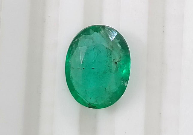 GSI Certified 1.91ct Vivid Green Zambian Emerald, Natural Earth Mined Gemstone