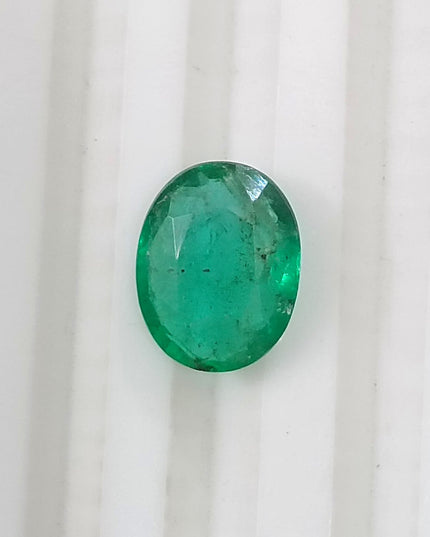 GSI Certified 1.91ct Vivid Green Zambian Emerald, Natural Earth Mined Gemstone