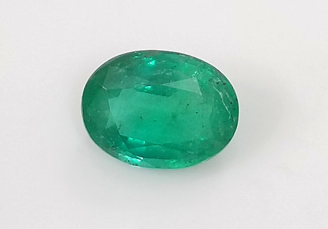 GSI Certified 1.99ct Grass Green Emerald, Natural Earth Mined Gemstone