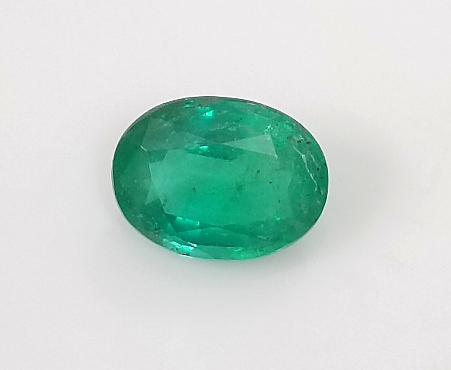 GSI Certified 1.99ct Grass Green Emerald, Natural Earth Mined Gemstone