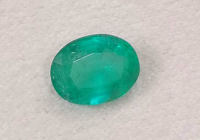 GSI Certified 1.99ct Grass Green Emerald, Natural Earth Mined Gemstone