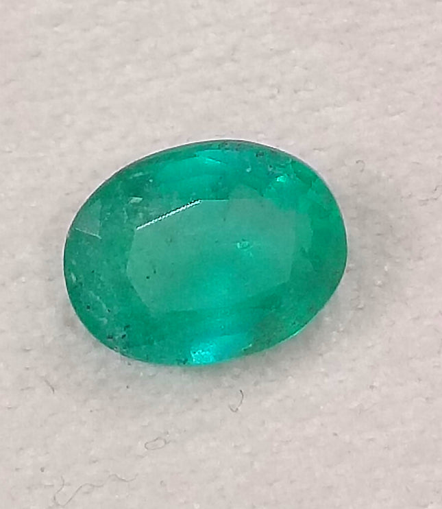 GSI Certified 1.99ct Grass Green Emerald, Natural Earth Mined Gemstone