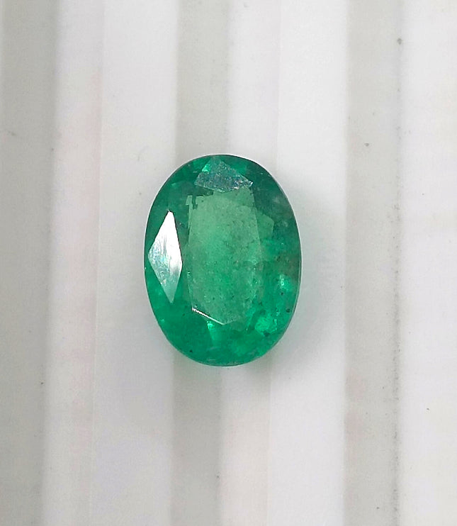 Panjshir Emerald 1.64ct Certified Exceptional luster Water Green Natural Gemstone