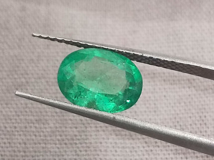 Panjshir Emerald 1.64ct Certified Exceptional luster Water Green Natural Gemstone