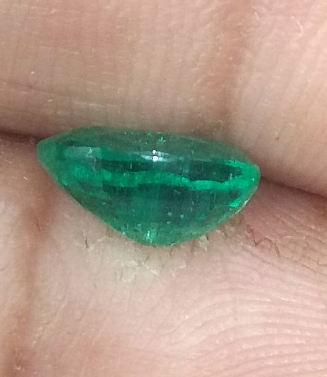 Panjshir Emerald 1.64ct Certified Exceptional luster Water Green Natural Gemstone