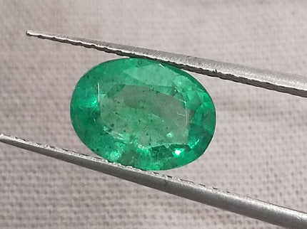 Panjshir Emerald 1.64ct Certified Exceptional luster Water Green Natural Gemstone