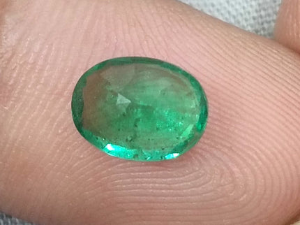 Panjshir Emerald 1.64ct Certified Exceptional luster Water Green Natural Gemstone