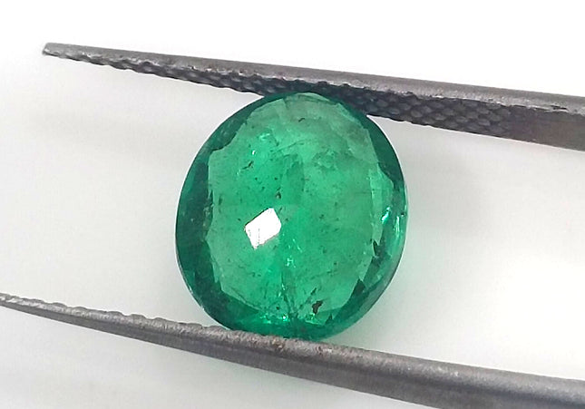 GSI Certified 1.94ct Vivid Medium Green Emerald, Natural loose gemstone