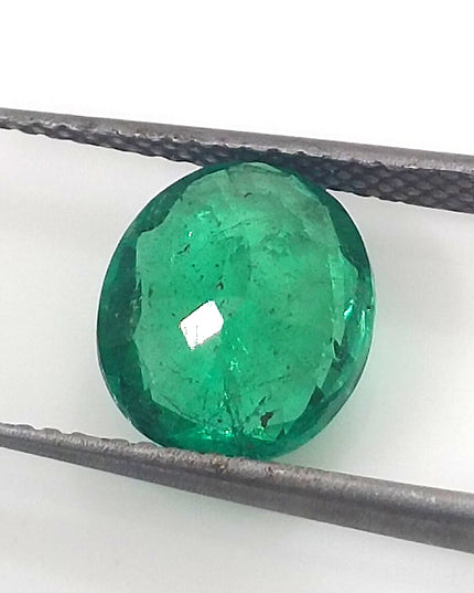 GSI Certified 1.94ct Vivid Medium Green Emerald, Natural loose gemstone