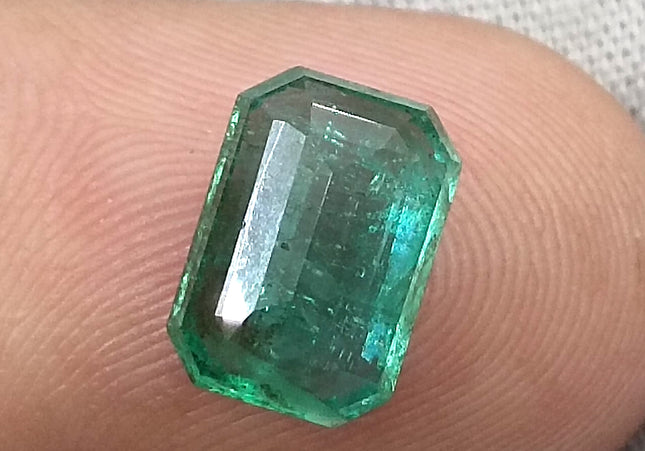 GSI Certified 2.39ct Zambian Emerald, Natural Loose Gemstone