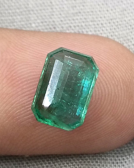 GSI Certified 2.39ct Zambian Emerald, Natural Loose Gemstone