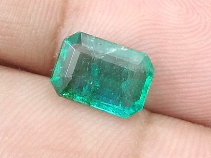 GSI Certified 2.39ct Zambian Emerald, Natural Loose Gemstone