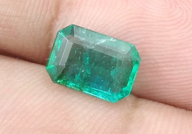 GSI Certified 2.39ct Zambian Emerald, Natural Loose Gemstone