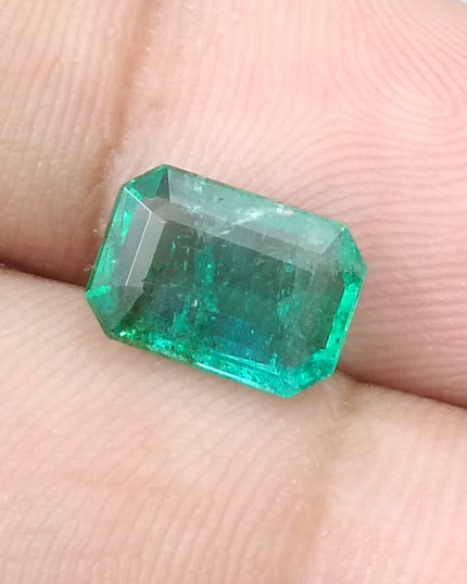 GSI Certified 2.39ct Zambian Emerald, Natural Loose Gemstone