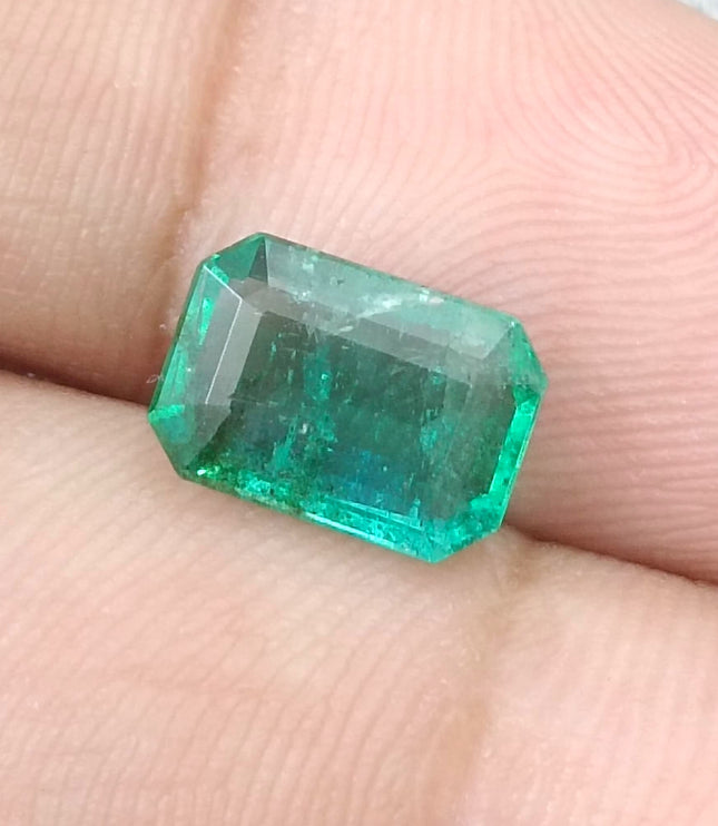 GSI Certified 2.39ct Zambian Emerald, Natural Loose Gemstone