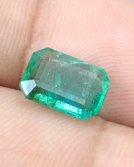 GSI Certified 2.39ct Zambian Emerald, Natural Loose Gemstone