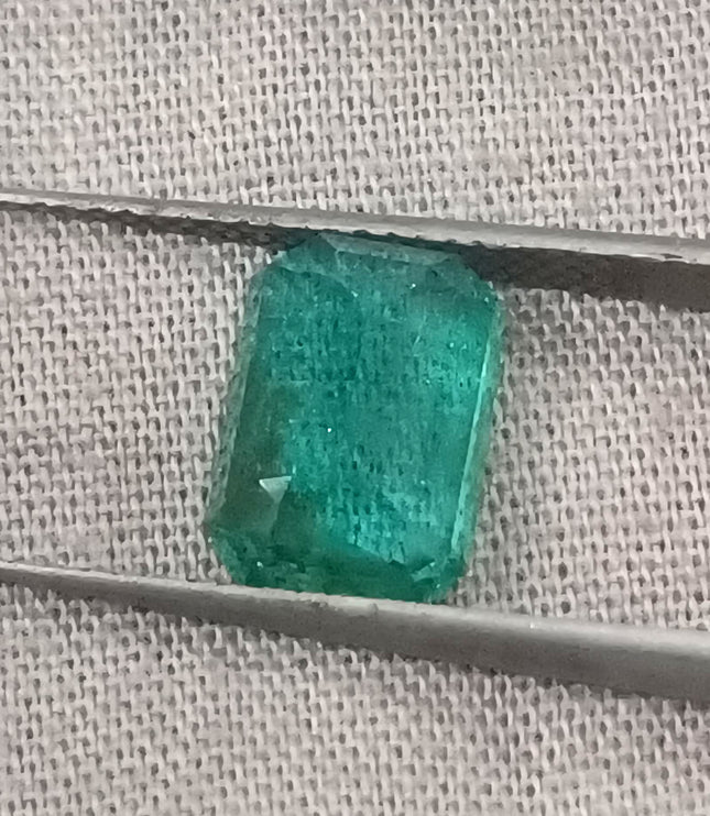 GSI Certified 2.39ct Zambian Emerald, Natural Loose Gemstone