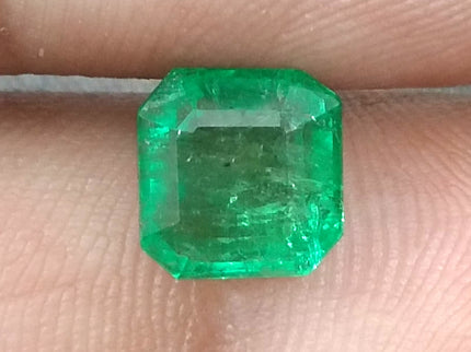 GSI Certified 2.55ct Neon Green Emerald, Natural Loose Gemstone
