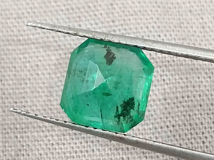 Zambian Emerald 2.43ct Certified Vivid Medium Green Natural earth mined Gemstone