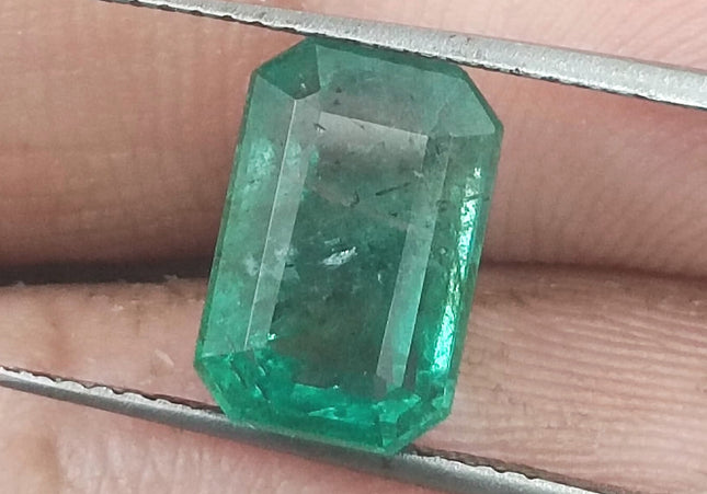 GSI Certified 3.19ct Zambian Emerald